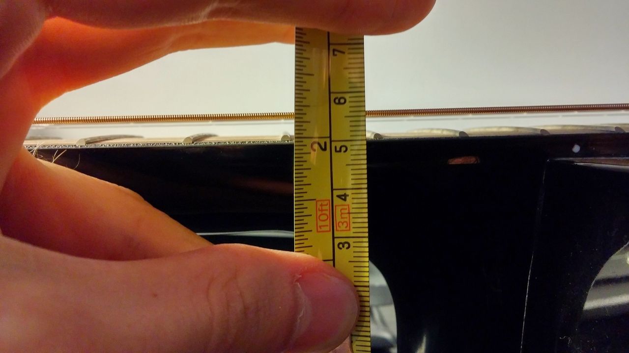 Measuring string height at 12th fret